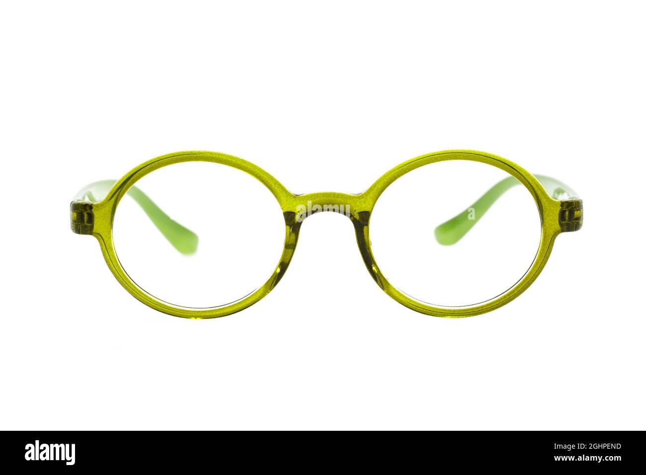 Image de lunettes modernes et tendance isolées sur fond blanc, lunettes, lunettes Banque D'Images