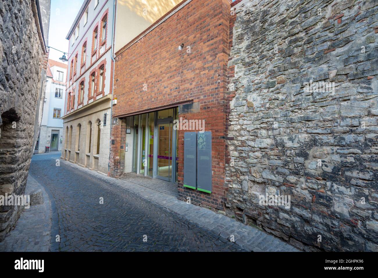 Ancienne synagogue - Erfurt, Thuringe, Allemagne Banque D'Images