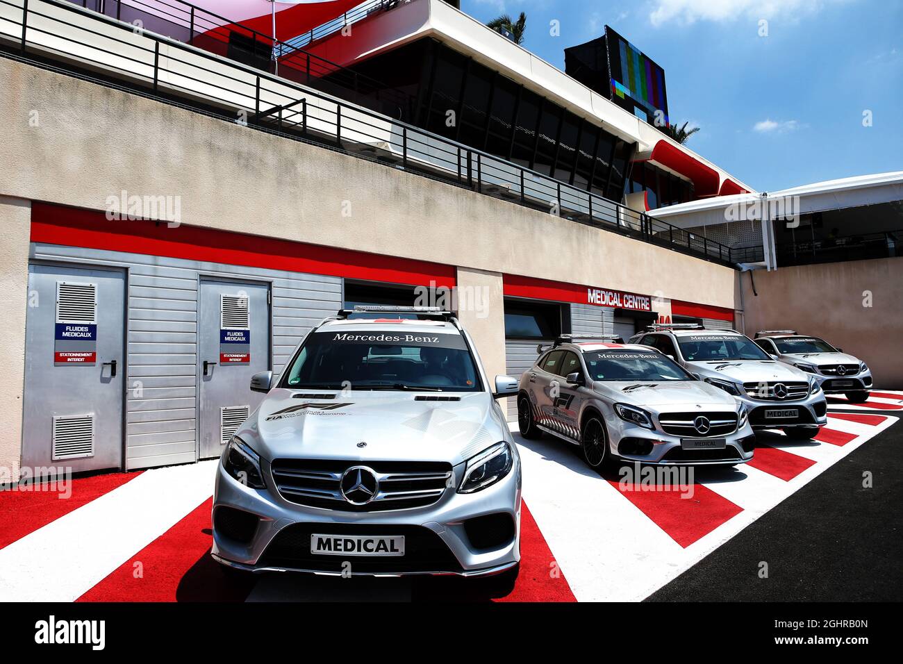 Véhicules médicaux. 21.06.2018. Championnat du monde de Formule 1, Rd 8, Grand Prix de France, Paul Ricard, France, Journée de préparation. Le crédit photo doit être lu : images XPB/Press Association. Banque D'Images