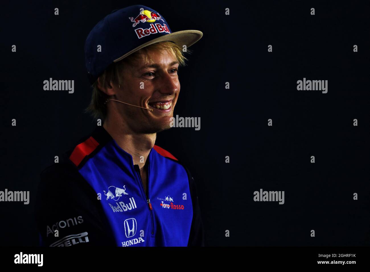 Brendon Hartley (NZL) Scuderia Toro Rosso à la Conférence de presse de la FIA. 19.07.2018. Championnat du monde de Formule 1, Rd 11, Grand Prix d'Allemagne, Hockenheim, Allemagne, Journée de préparation. Le crédit photo doit être lu : images XPB/Press Association. Banque D'Images