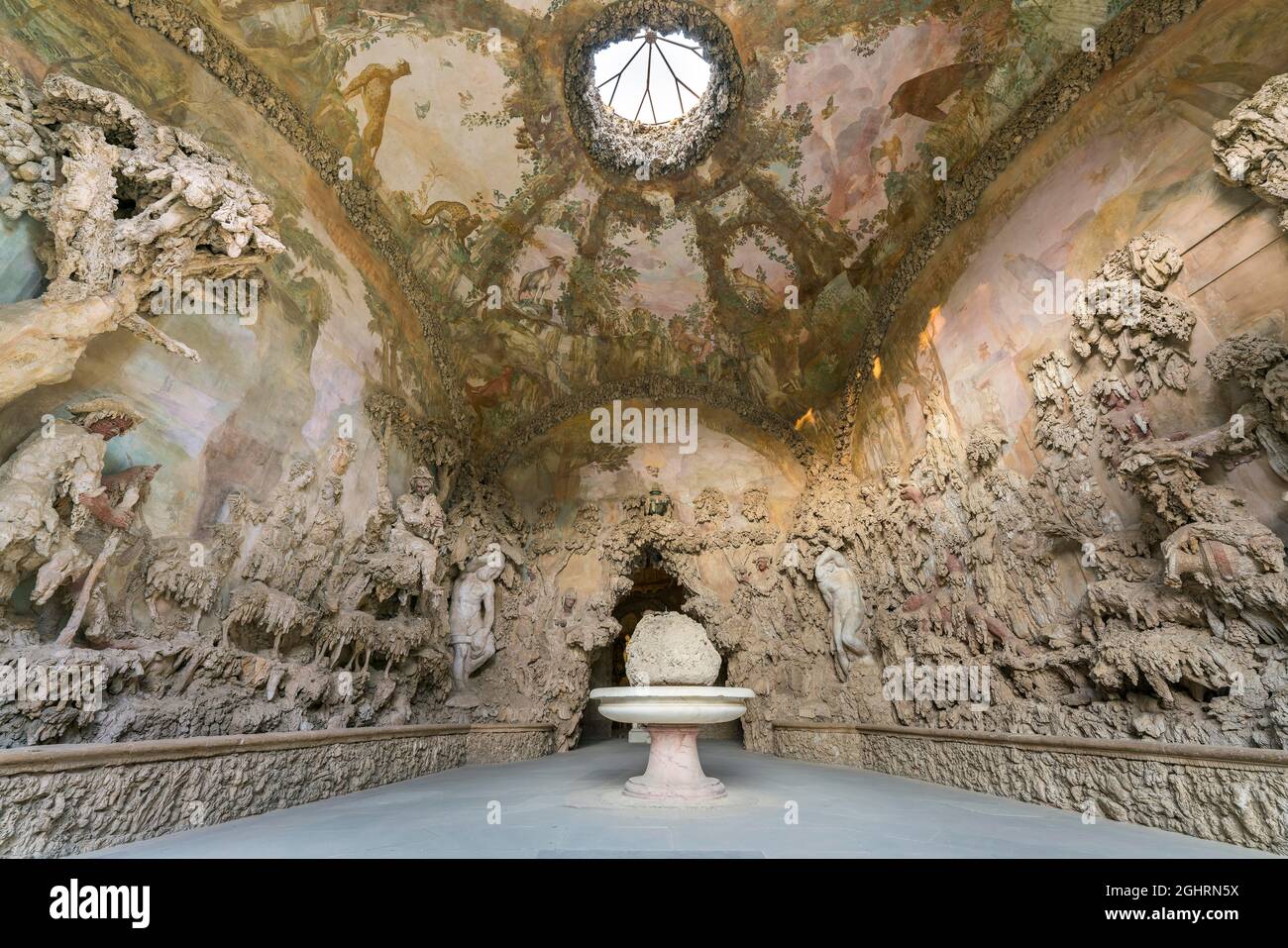 Grotta del Buontalenti, Grotto de la Buontalenti, 1583-1593, architecte et sculpteur Bernardo Buontalenti, Giardino di Boboli, jardin de Boboli avec Banque D'Images