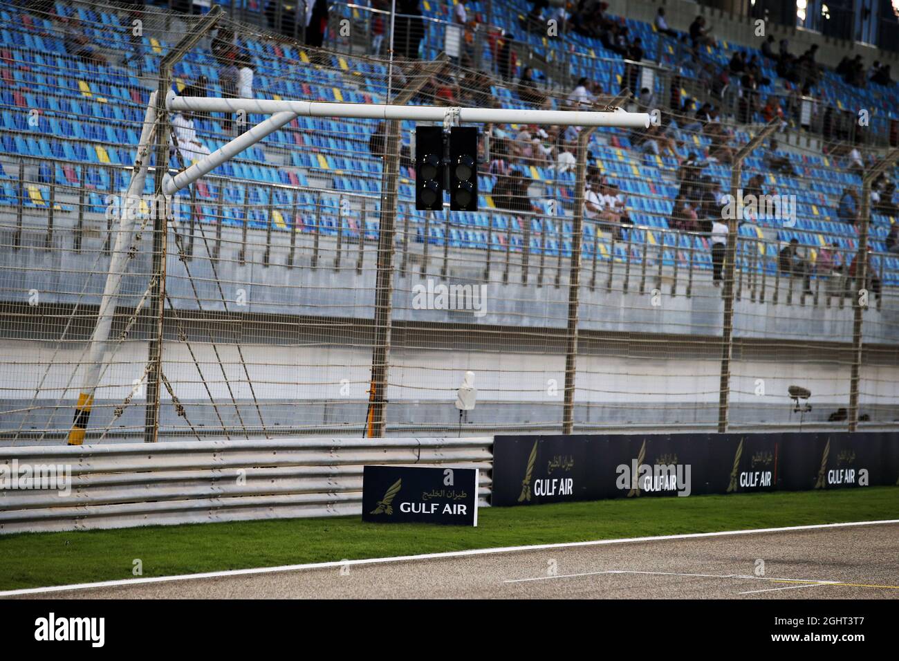 Démarrer les clignotants. 30.03.2019. Championnat du monde de Formule 1, Rd 2, Grand Prix de Bahreïn, Sakhir, Bahreïn, Jour de qualification. Le crédit photo doit être lu : images XPB/Press Association. Banque D'Images