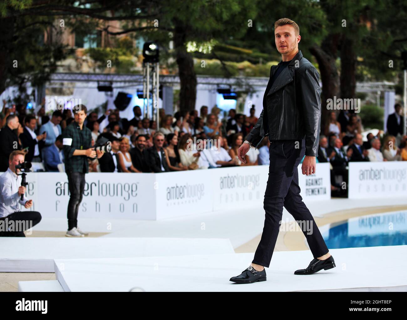 Sergueï Sirotkin (RUS) pilote de réserve de l'écurie Renault F1 au salon Amber Fashion Show. 24.05.2019. Championnat du monde de Formule 1, Rd 6, Grand Prix de Monaco, Monte Carlo, Monaco, Vendredi. Le crédit photo doit être lu : images XPB/Press Association. Banque D'Images