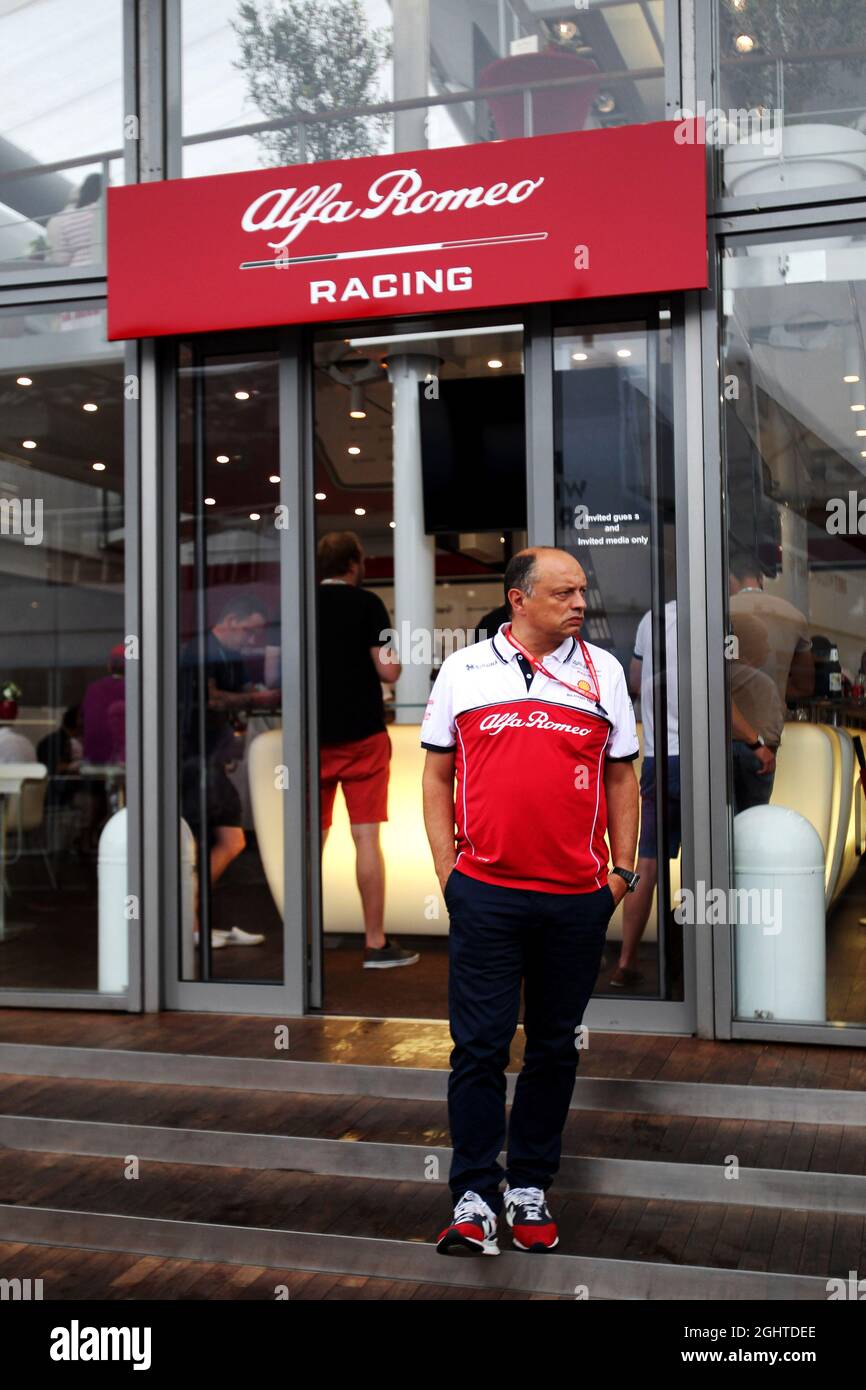 Frederic Vasseur (FRA) Alfa Romeo Racing Team principal. 28.07.2019.  Championnat du monde de Formule 1, Rd 11, Grand Prix d'Allemagne,  Hockenheim, Allemagne, Jour de la course. Le crédit photo doit être lu :
