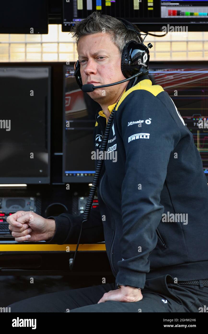 Marcin Budkowski (POL) Renault F1 Team Directeur exécutif. 21.02.2020. Test de Formule 1, troisième jour, Barcelone, Espagne. Vendredi. Le crédit photo doit être lu : images XPB/Press Association. Banque D'Images