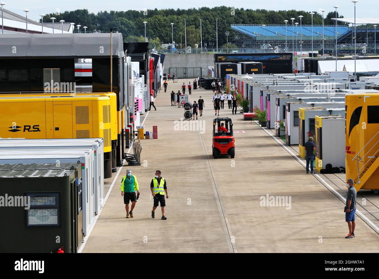 Ambiance de paddock. 30.07.2020. Championnat du monde de Formule 1, Rd 4, Grand Prix de Grande-Bretagne, Silverstone, Angleterre, Journée de préparation. Le crédit photo doit être lu : images XPB/Press Association. Banque D'Images