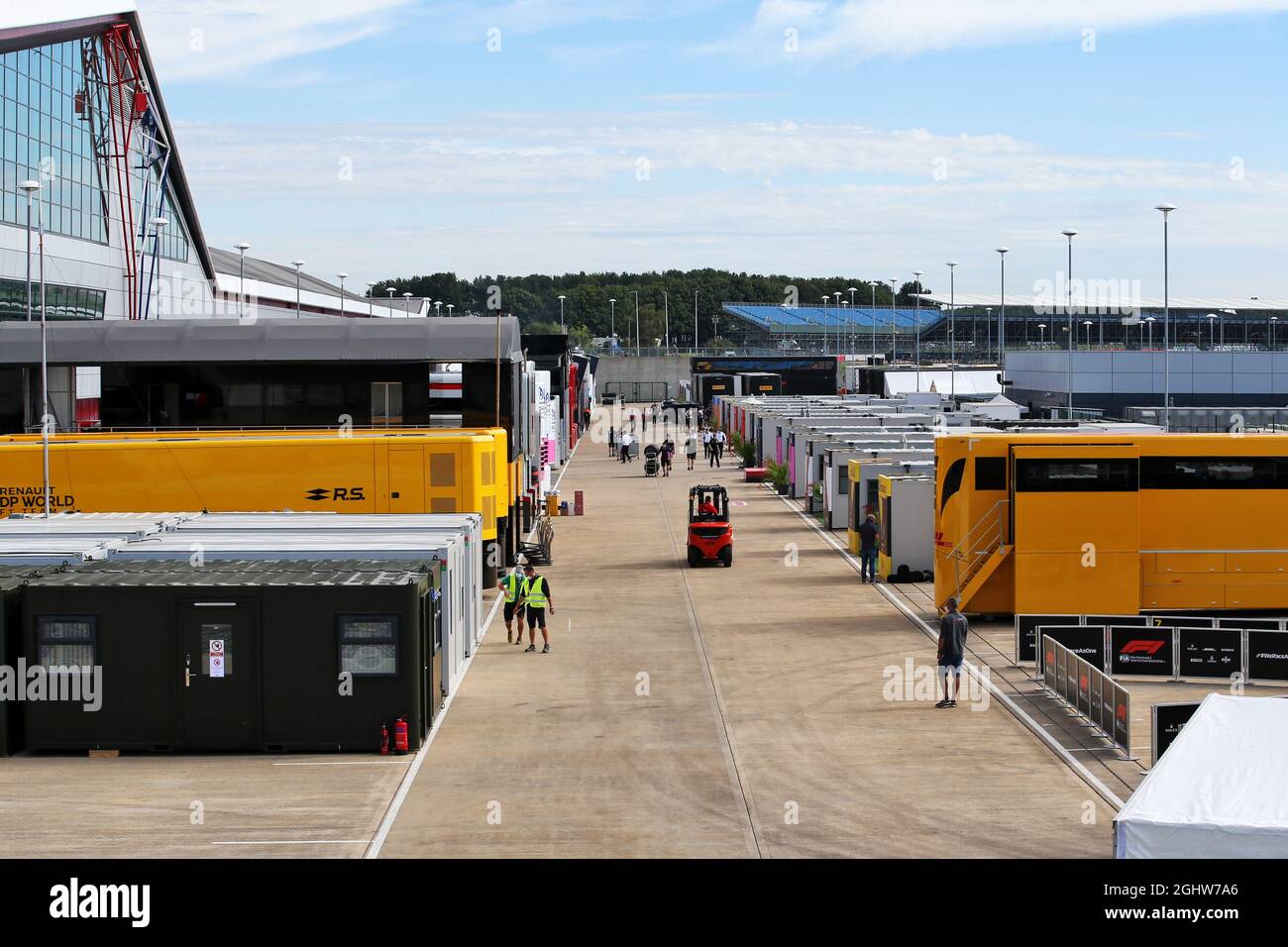 Ambiance de paddock. 30.07.2020. Championnat du monde de Formule 1, Rd 4, Grand Prix de Grande-Bretagne, Silverstone, Angleterre, Journée de préparation. Le crédit photo doit être lu : images XPB/Press Association. Banque D'Images