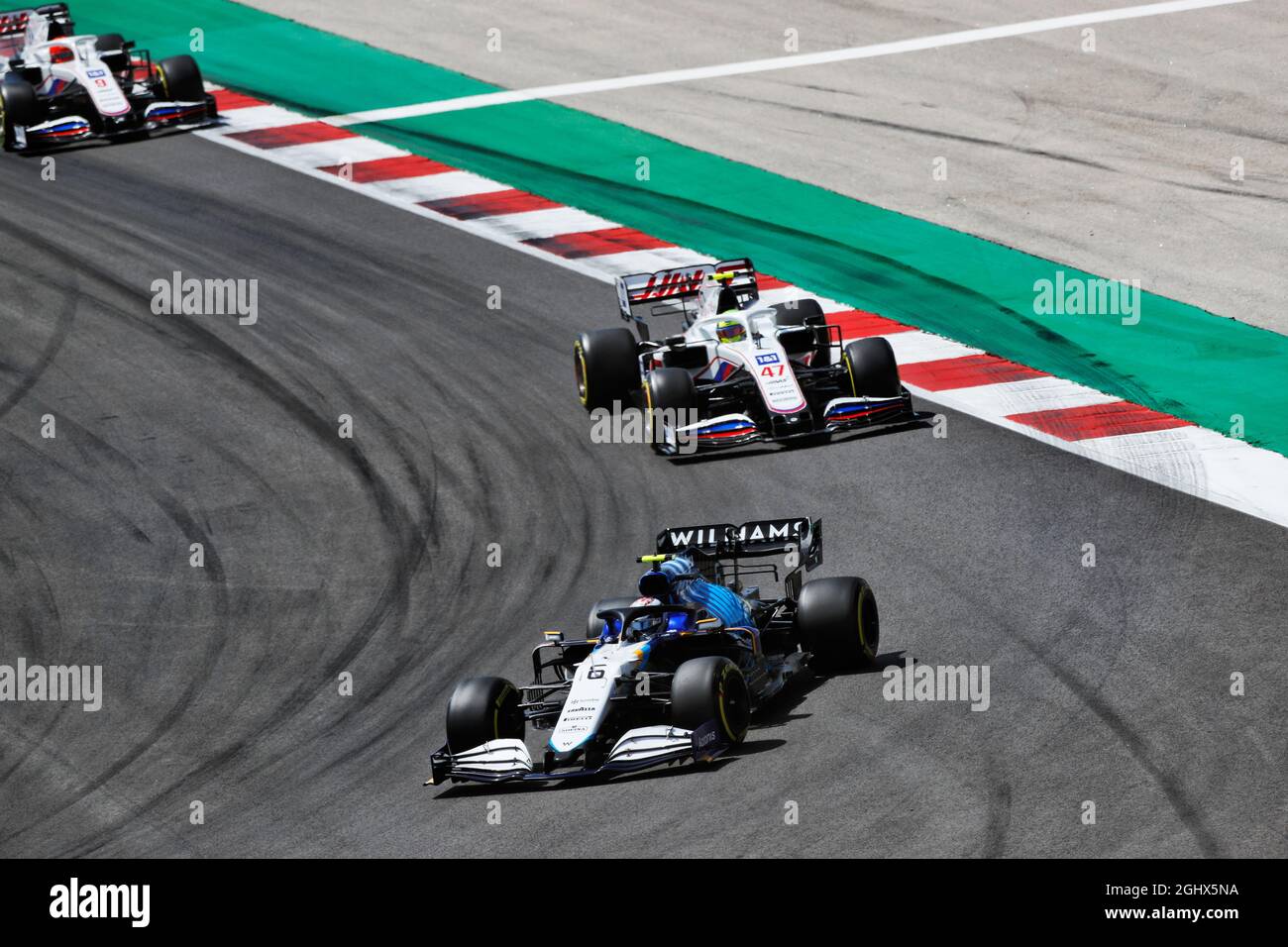 Nicholas Latifi (CDN) Williams Racing FW43B. 02.05.2021. Championnat du monde de Formule 1, Rd 3, Grand Prix portugais, Portimao, Portugal, Jour de la course. Le crédit photo doit être lu : images XPB/Press Association. Banque D'Images