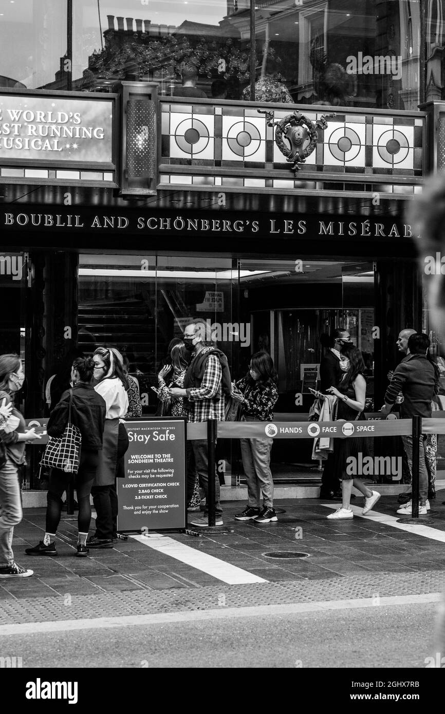 Londres autour du West End Banque D'Images