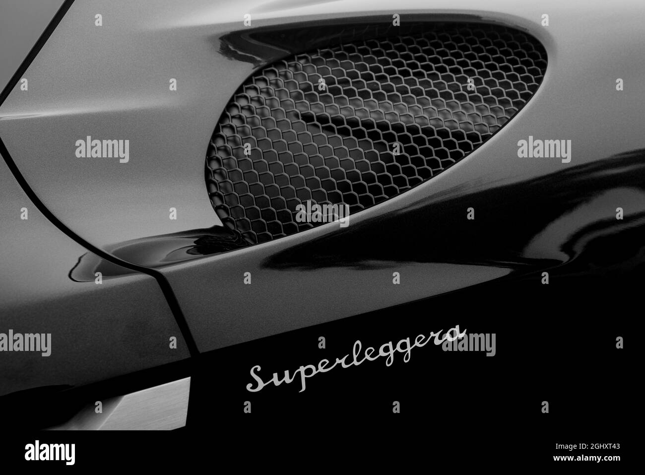 Tournée de Superleggera Arese RH95 au cours d’élégance qui s’est tenu au Palais de Blenheim le 5 septembre 2021 Banque D'Images