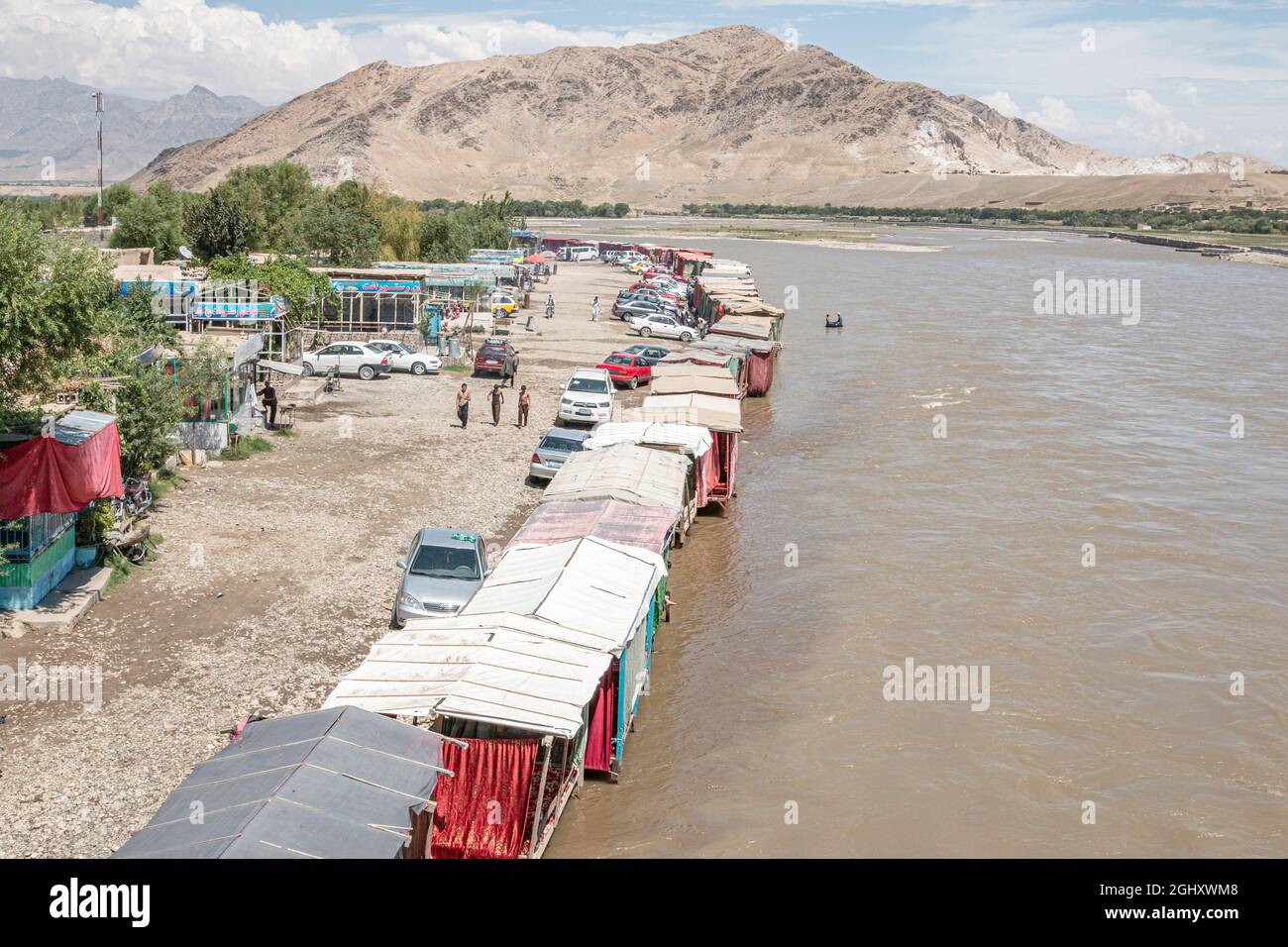 La vallée de Panjshir en Afghanistan Banque D'Images