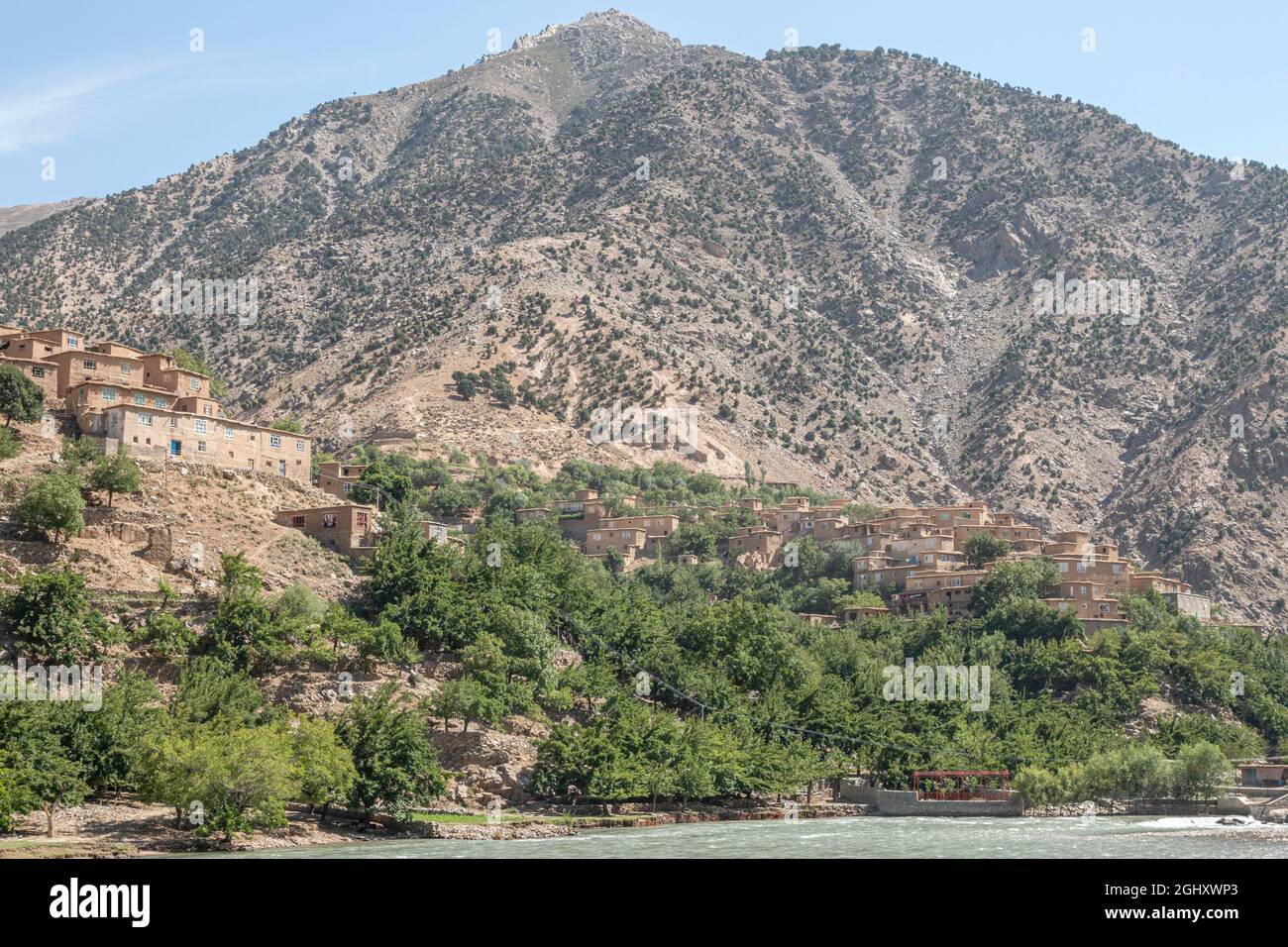 La vallée de Panjshir en Afghanistan Banque D'Images