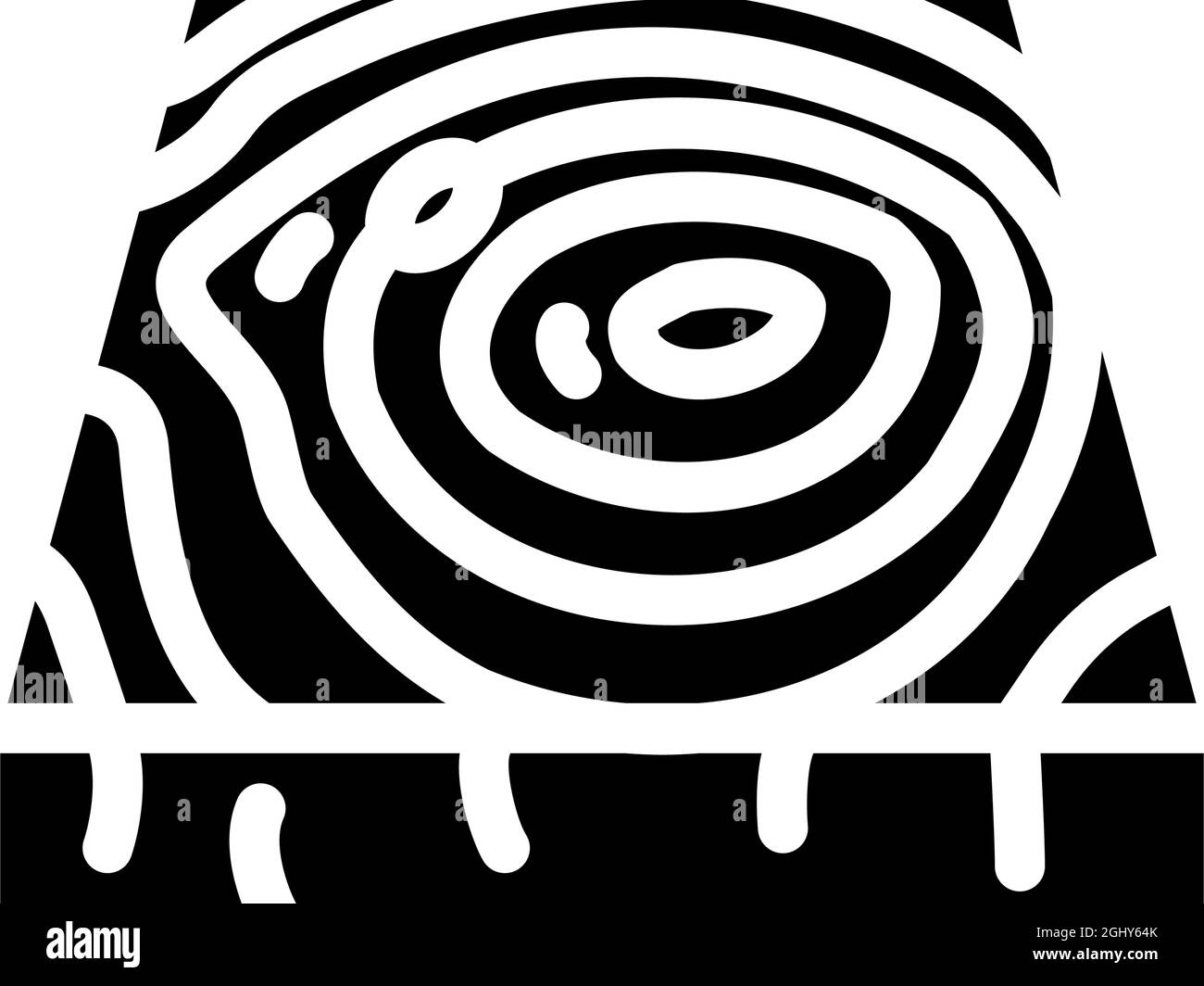 illustration vectorielle d'icône de glyphe de parquet Illustration de Vecteur