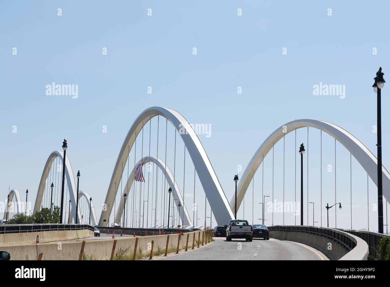 Washington, États-Unis. 07septembre 2021. Ouverture du nouveau Frederick Douglass Memorial Bridge à Washington. Crédit : SOPA Images Limited/Alamy Live News Banque D'Images