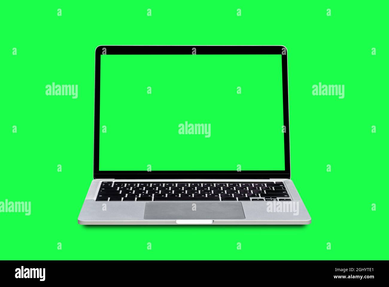 Ordinateur portable à écran vert Banque de photographies et d'images à  haute résolution - Alamy