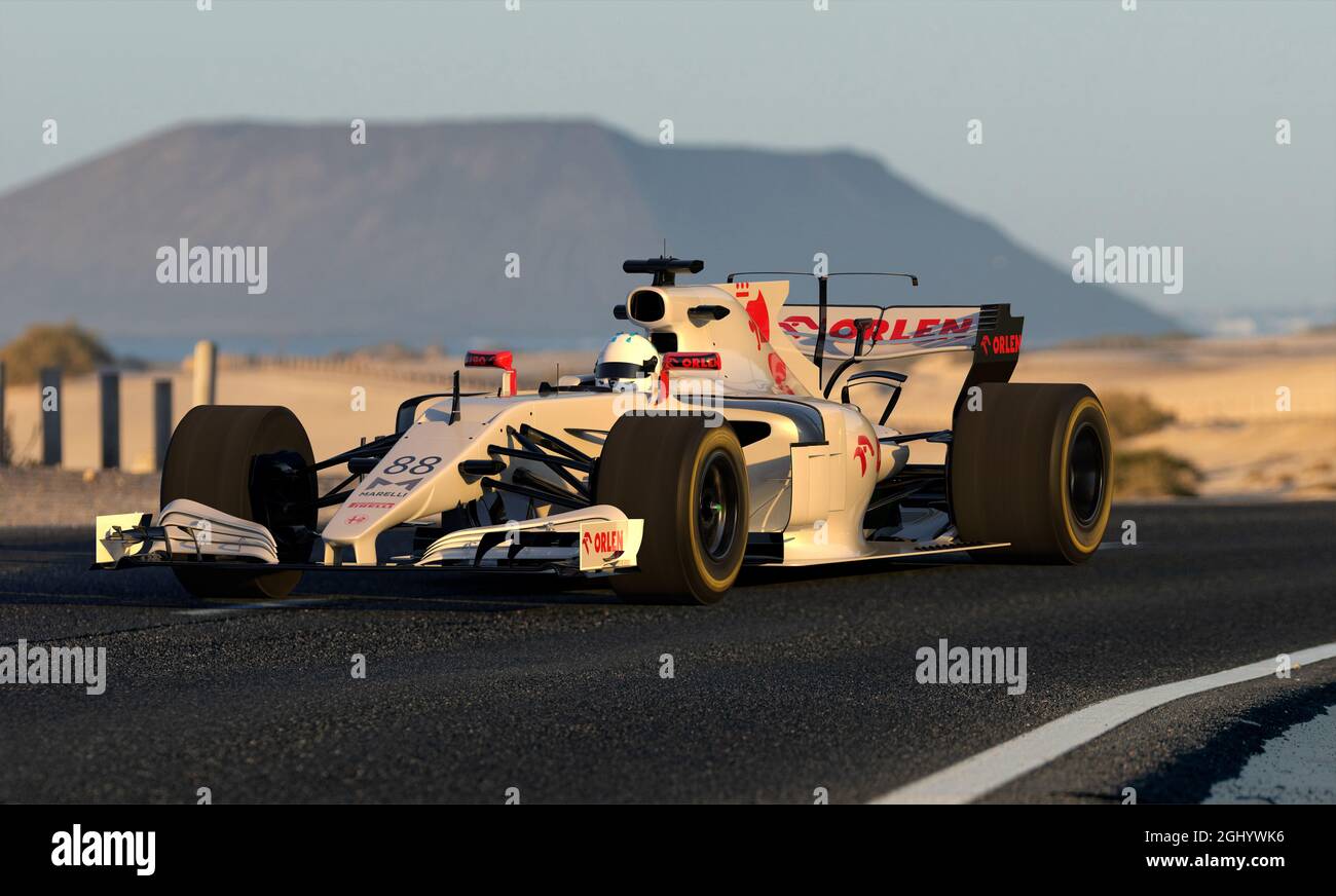 Bolid Alfa Romeo Racing ORLEN Banque D'Images