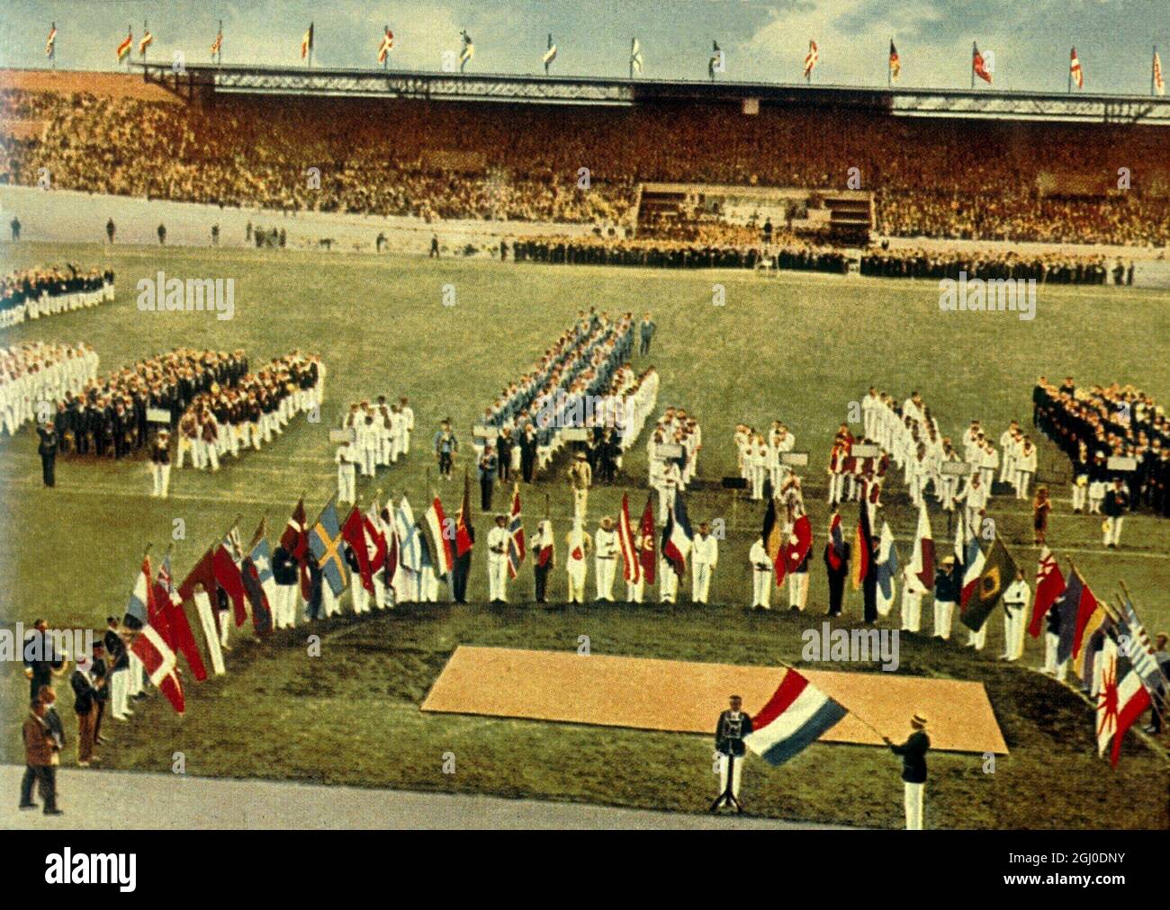 Verre Rare Jeux Olympiques Amsterdam 1928 - Vaisselle De Collection Olympique