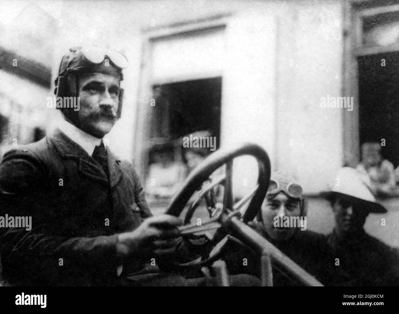 Baron Pierre de Caters : pilote de course automobile belge né en 1875 Banque D'Images