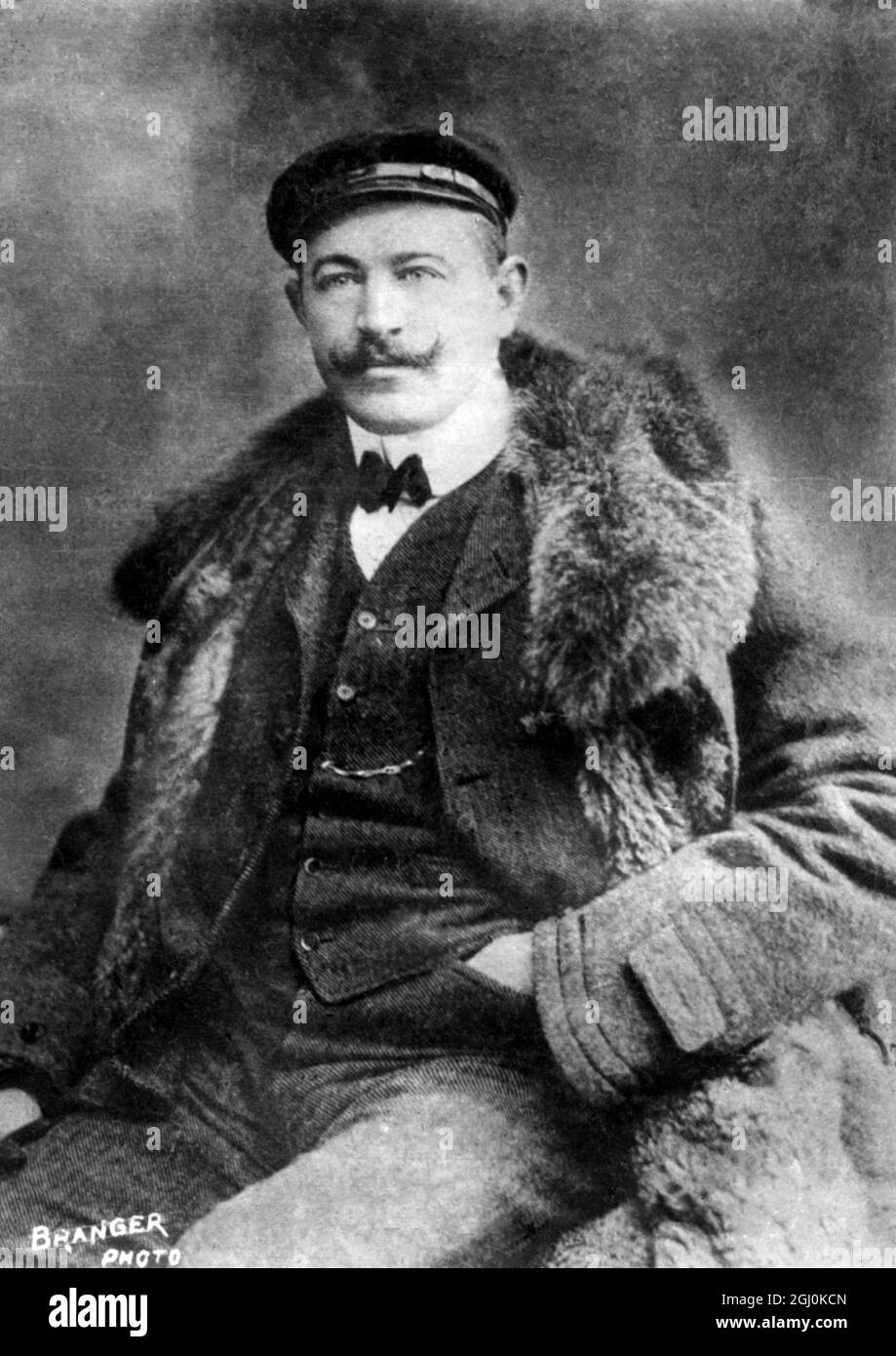 Henry Fournier : pilote de course automobile français né en 1871 Banque D'Images