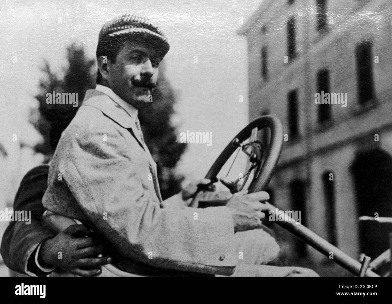 Giuseppe Raggio : pilote italien de course automobile né en 1878 Banque D'Images