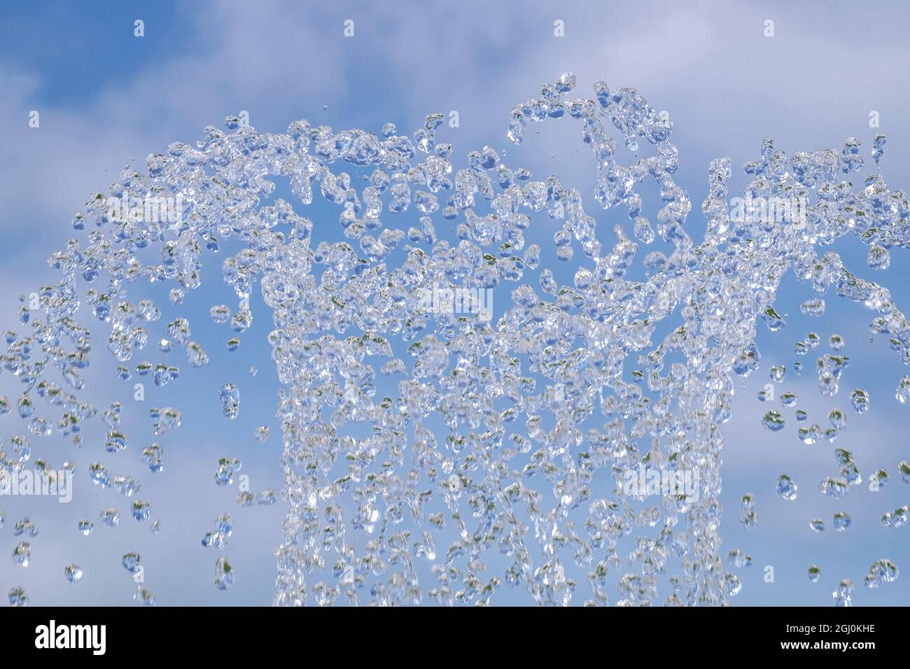 Résumé des gouttelettes d'eau Banque D'Images