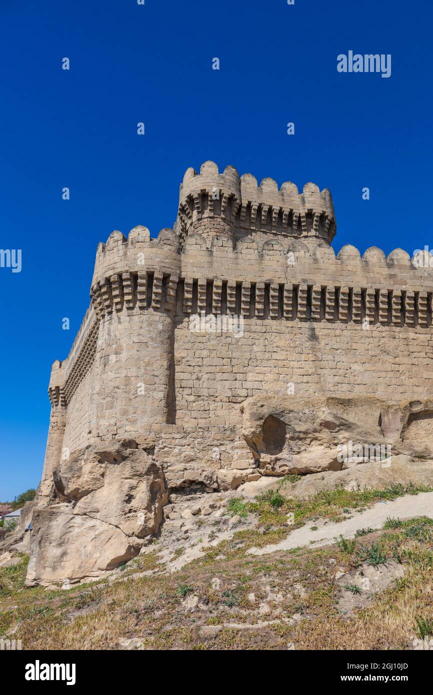 Azerbaïdjan, Bakou. Péninsule d'Absheron, forteresse de Ramana, XIIe siècle Banque D'Images