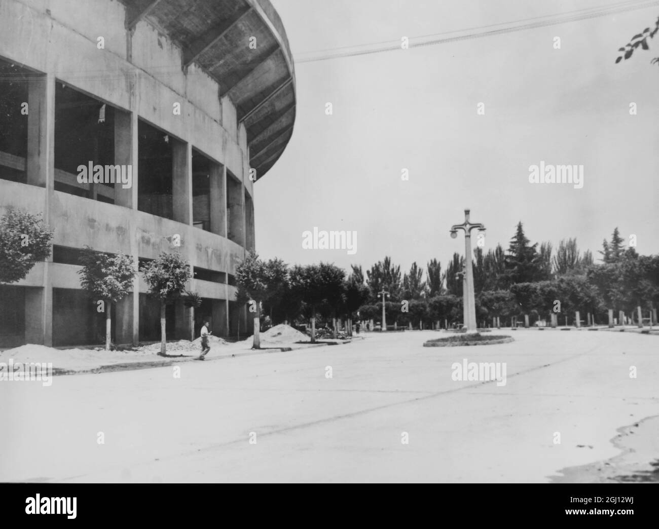 SANTIAGO AU CHILI - CHAMPIONNAT DU MONDE DE FOOTBALL LIEU 12 DÉCEMBRE 1961 Banque D'Images