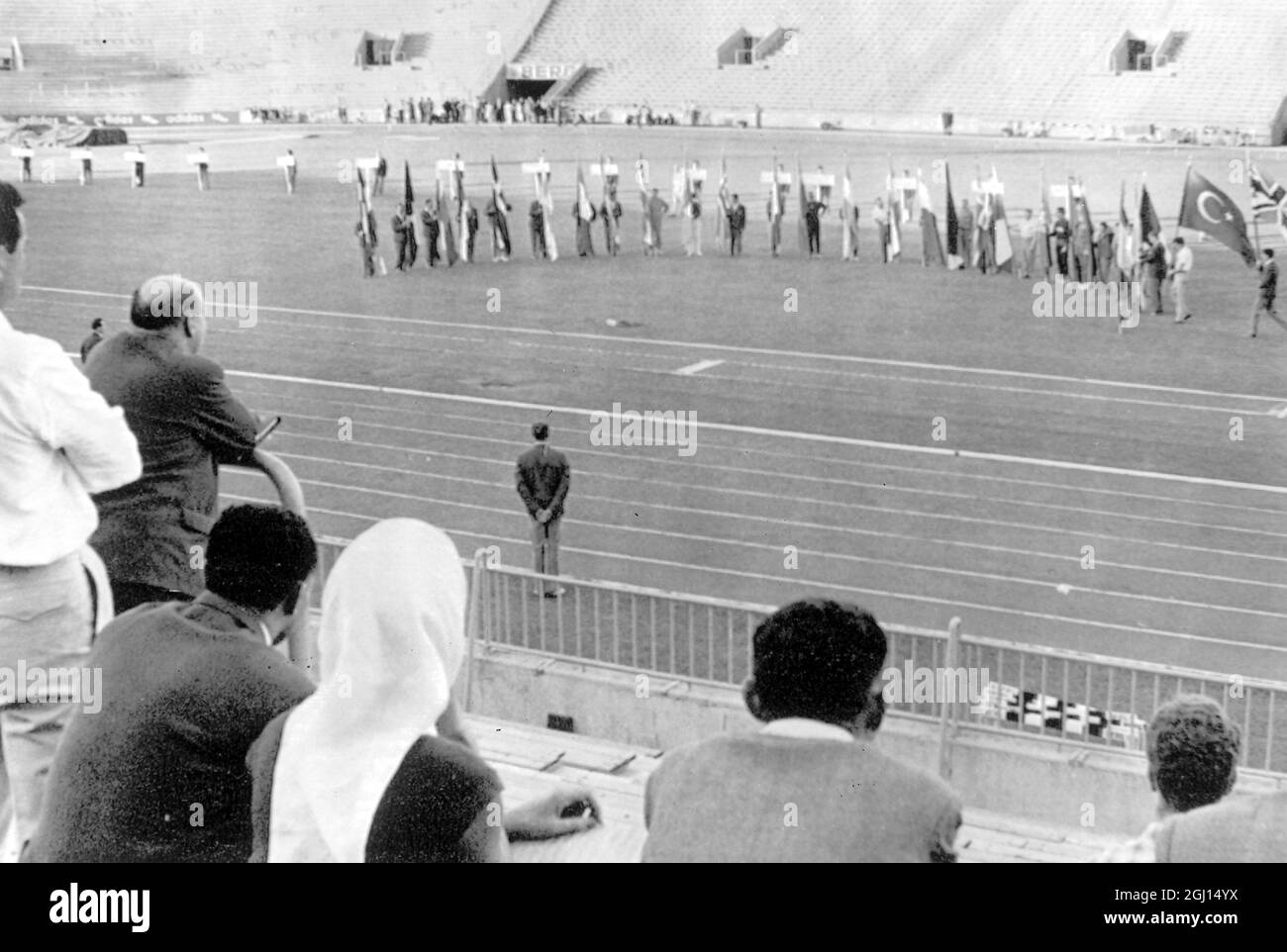 ATHLÉTISME RÉPÉTITION DES JEUX EUROPÉENS EN BULGARIE ; 11 SEPTEMBRE 1962 Banque D'Images