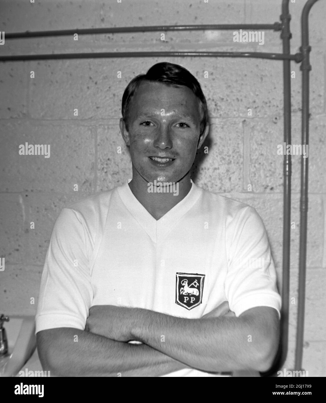 DAVID WILSON - FOOTBALLEUR DE PRESTON NORTH END FOOTBALL CLUB FC PORTRAIT DE JOUEUR - ; 28 AOÛT 1963 Banque D'Images