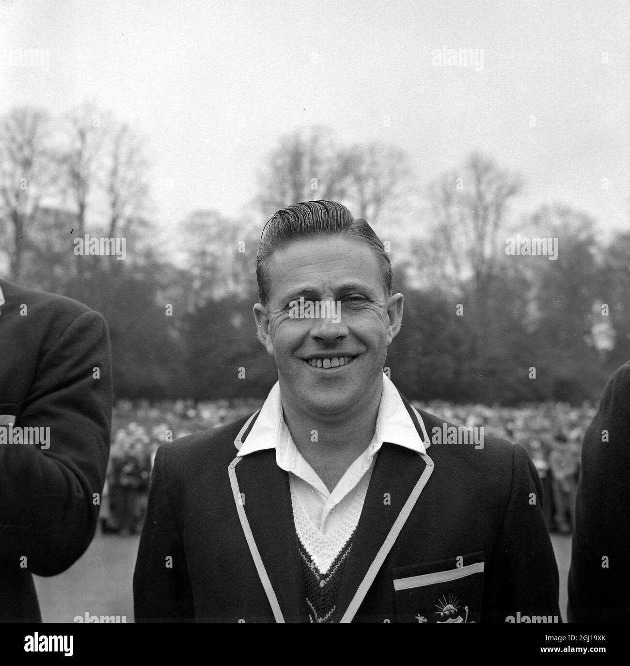 JOHN MARTIN À ARUNDEL - PORTRAIT DU JOUEUR DE CRICKET AUSTRALIEN ; 27 AVRIL 1964 Banque D'Images