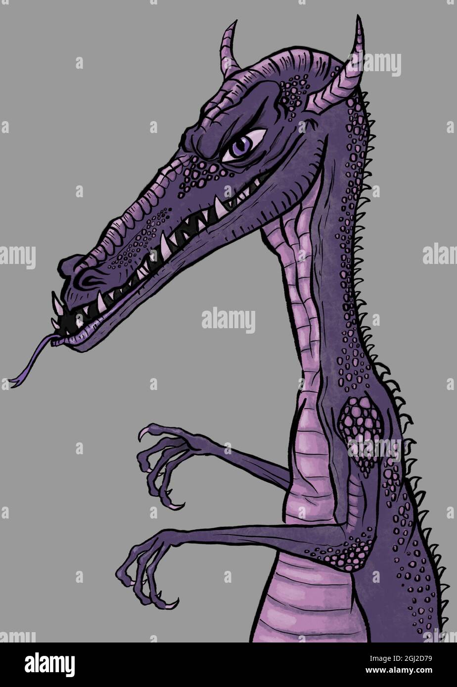 Illustration de dragon Banque D'Images