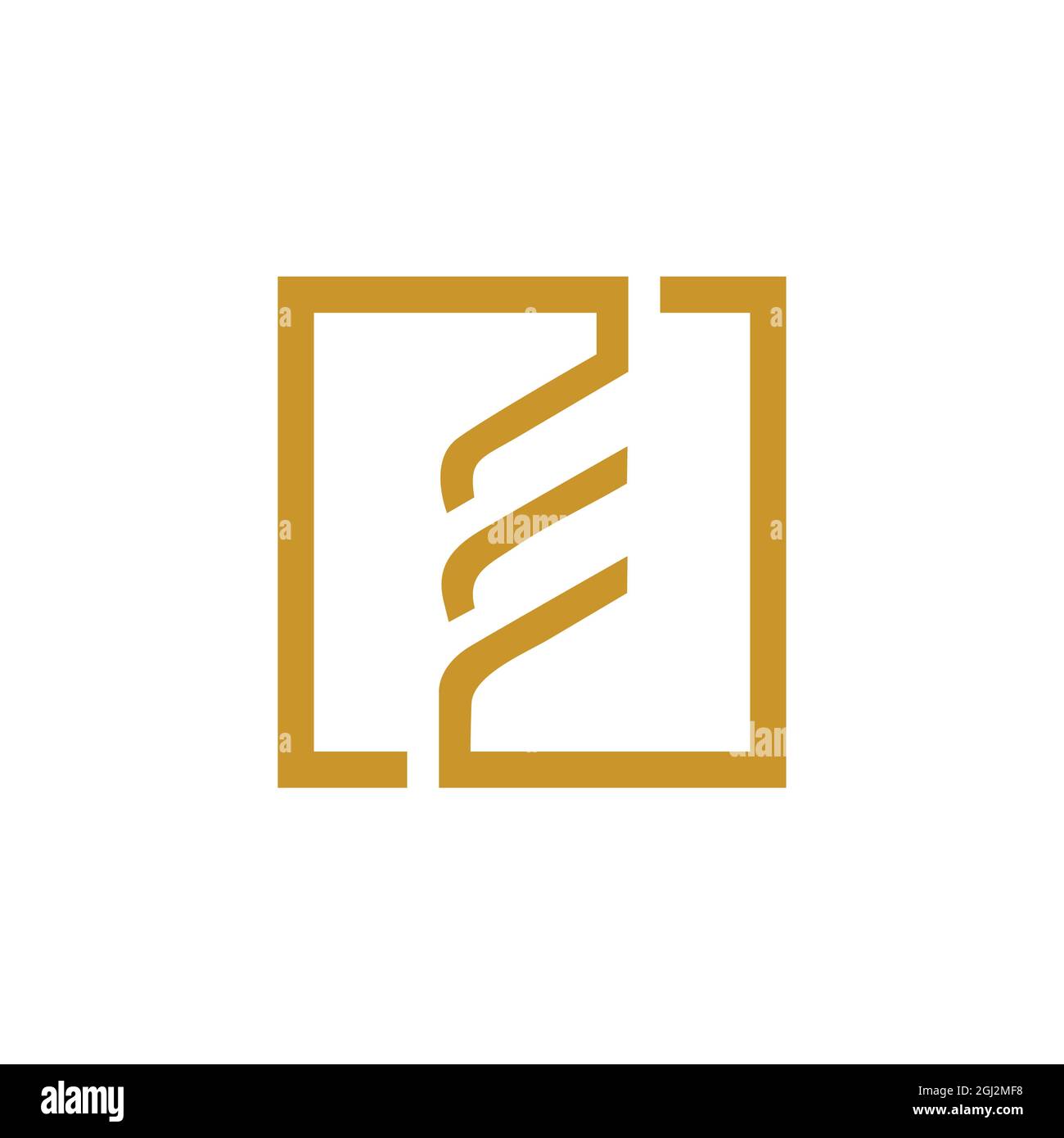 Lettre E abstrait logo icône plat vecteur concept graphique simple design élégant Illustration de Vecteur