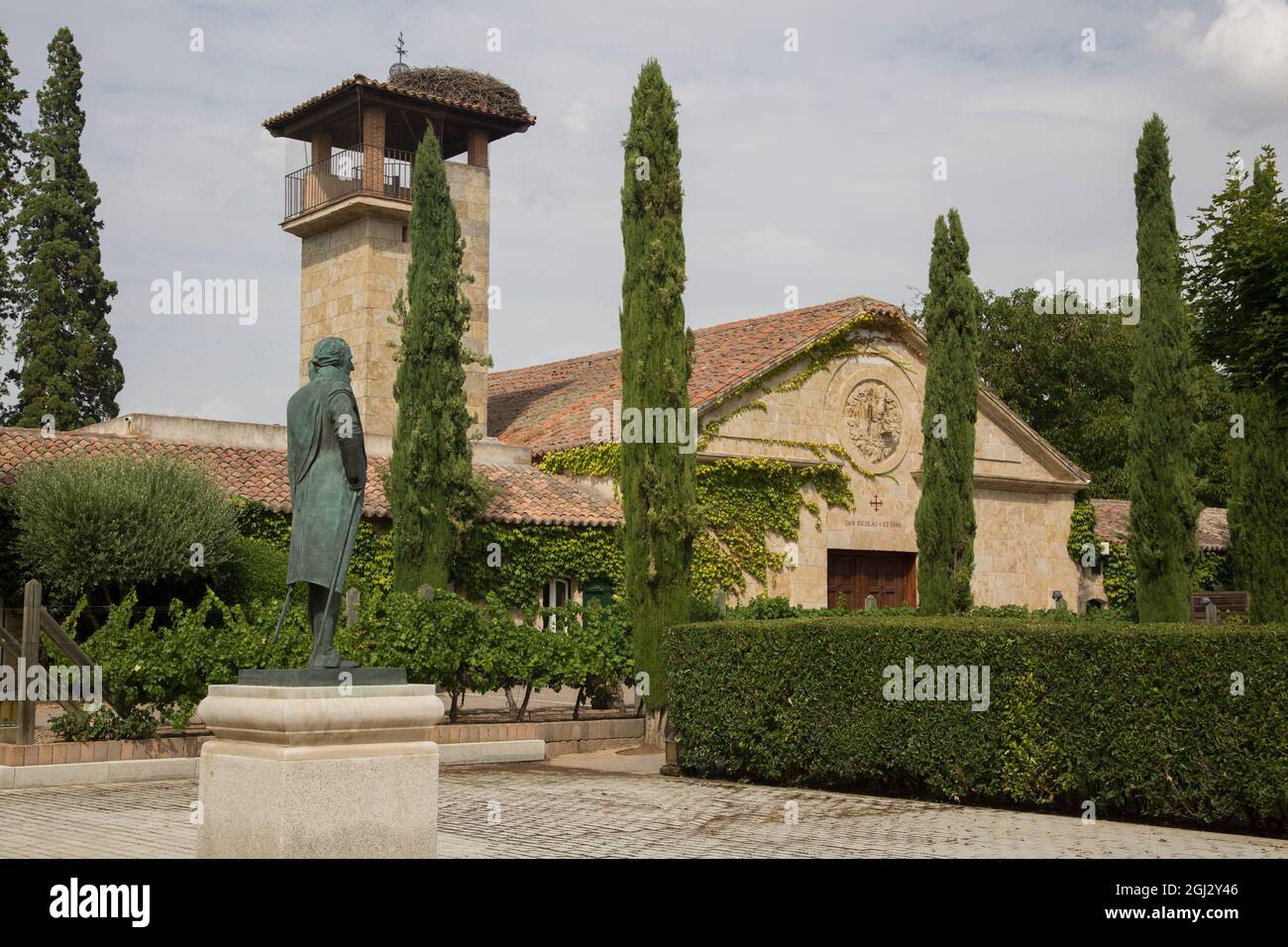 Hacienda Zorita Wine Hotel and Organic Farm, Salamanque, Espagne Banque D'Images