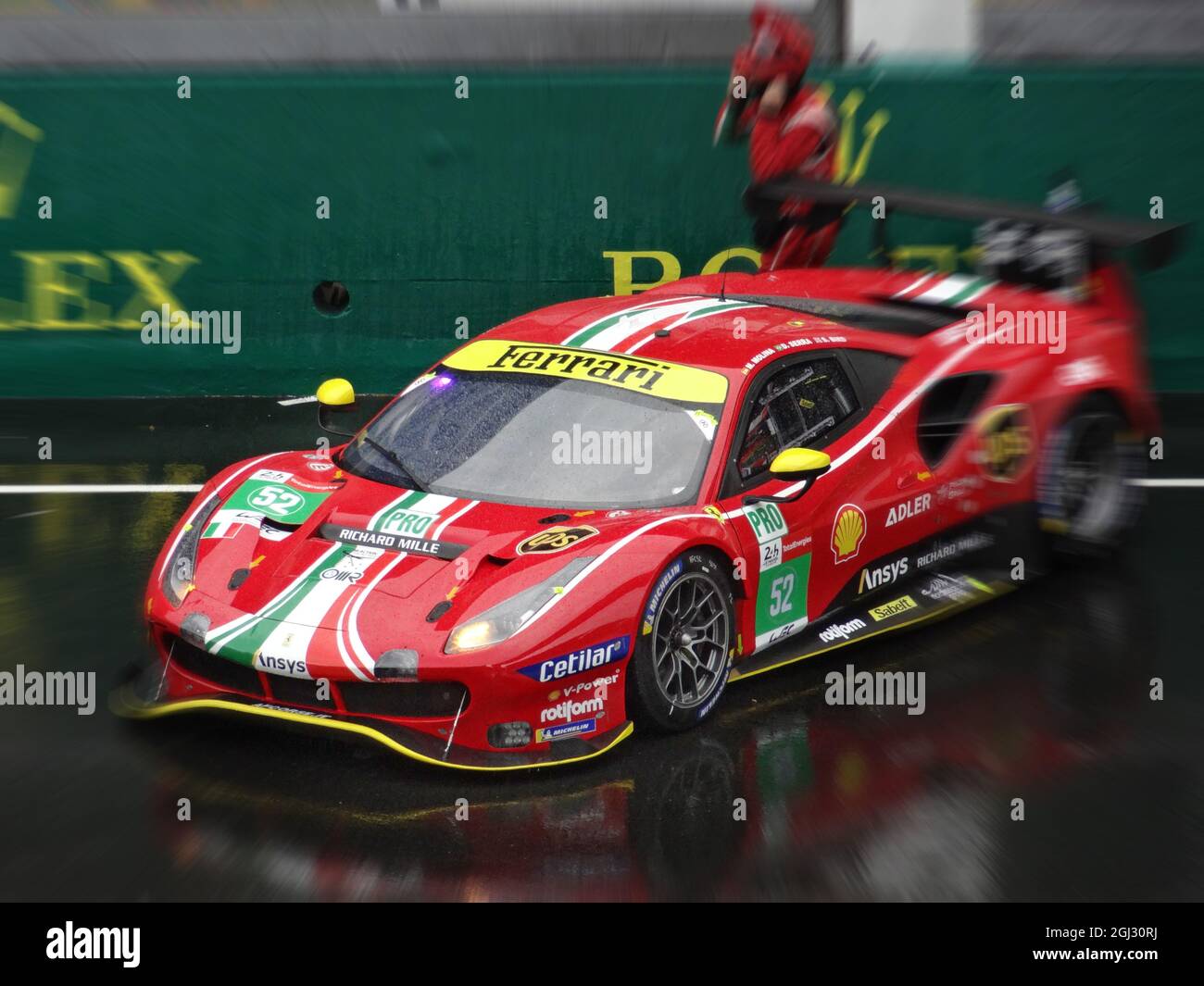LE MANS 24 h 2021 - Ferrari 488 GTE Evo Banque D'Images