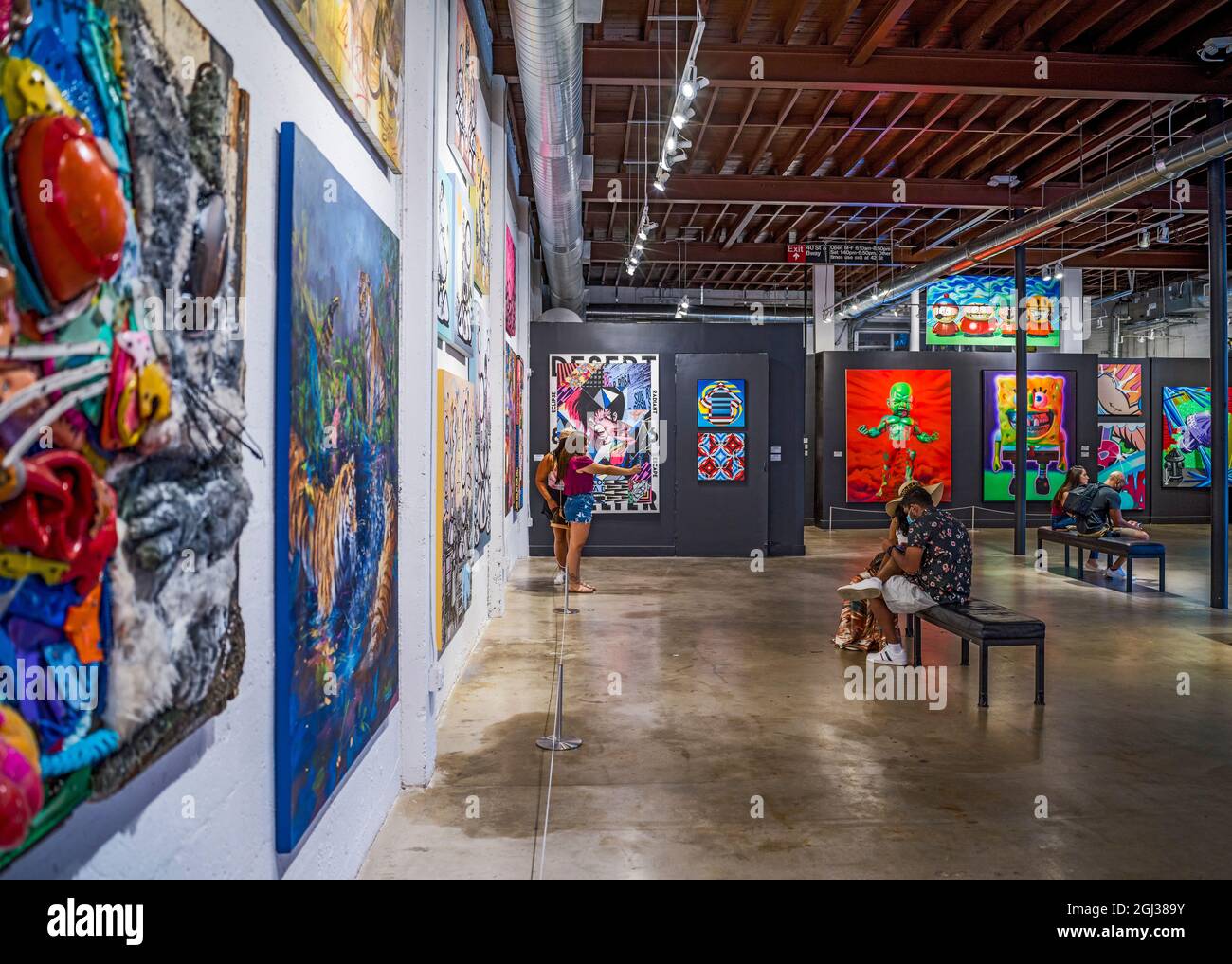 Wynwood Walls Miami Floride Banque D'Images