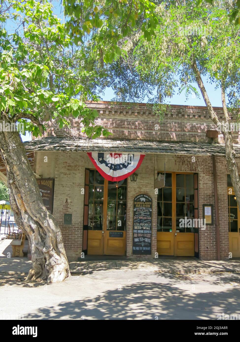 Douglass Saloon, parc national historique de Columbia - Columbia, Californie Banque D'Images