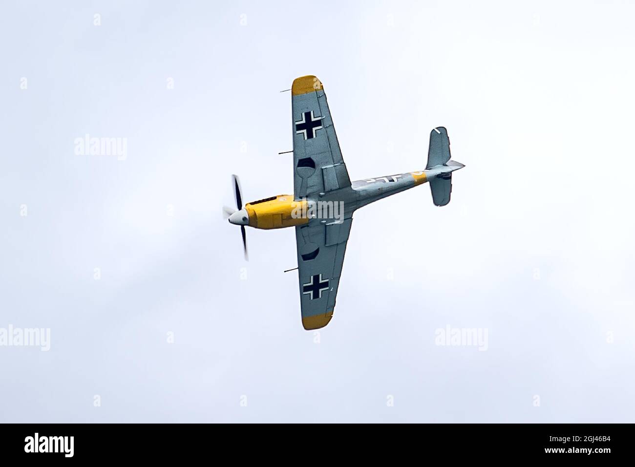 Ultimate Warbird Flights, The Buchon, Bournemouth Air Show 2021, Royaume-Uni Banque D'Images