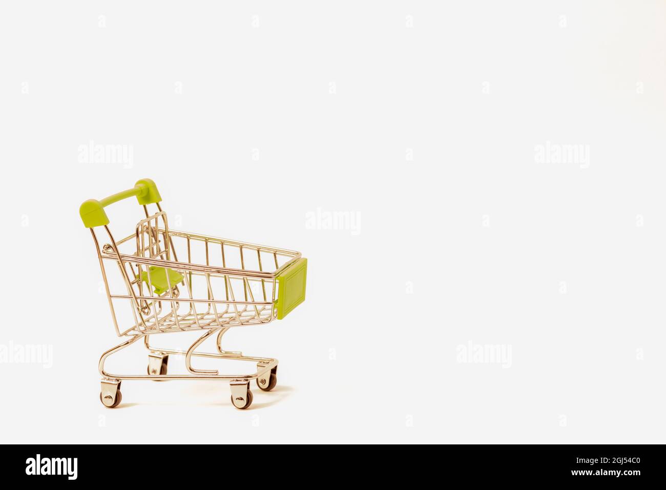 panier liste d'achats tech ici Banque D'Images