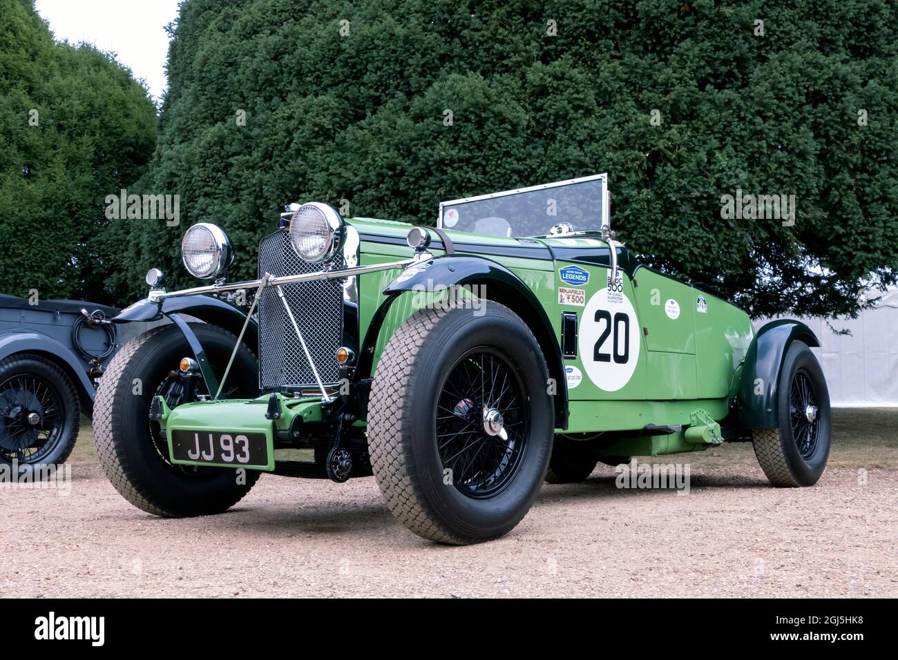 1933 Talbot AV105 Brooklands au Hampton court Palace Concours 2021 Londres Banque D'Images