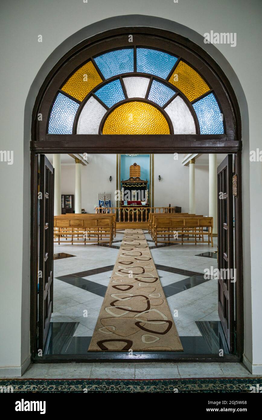 Géorgie, Batumi. Synagogue Batumi, construit en 1904. Banque D'Images