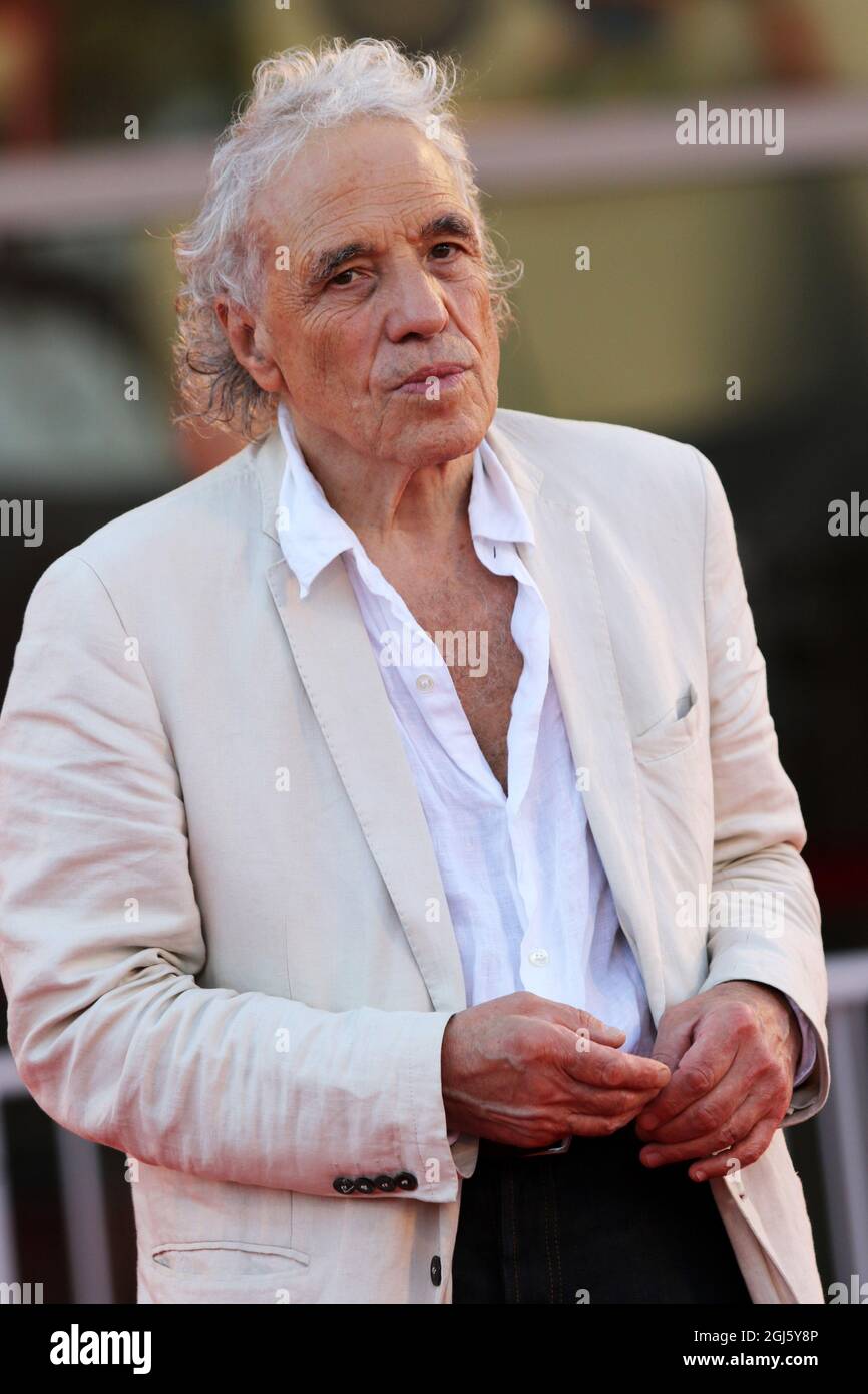 Italie, Lido di Venezia, 8 septembre 2021 : Abel Ferrara assiste au tapis rouge du film 'Freaks Out' lors du 78e Festival International du film de Venise le 08 septembre 2021 à Venise, Italie photo © Ottavia Da Re/Sintesi/Alay Live News Banque D'Images