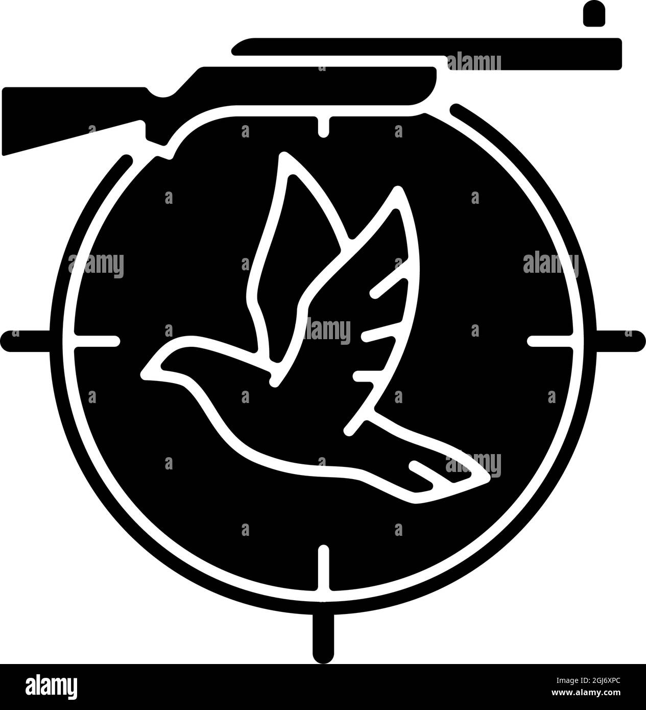 Icône de glyphe noir de pigeon Illustration de Vecteur Icône de glyphe noir de pigeon Illustration de Vecteur