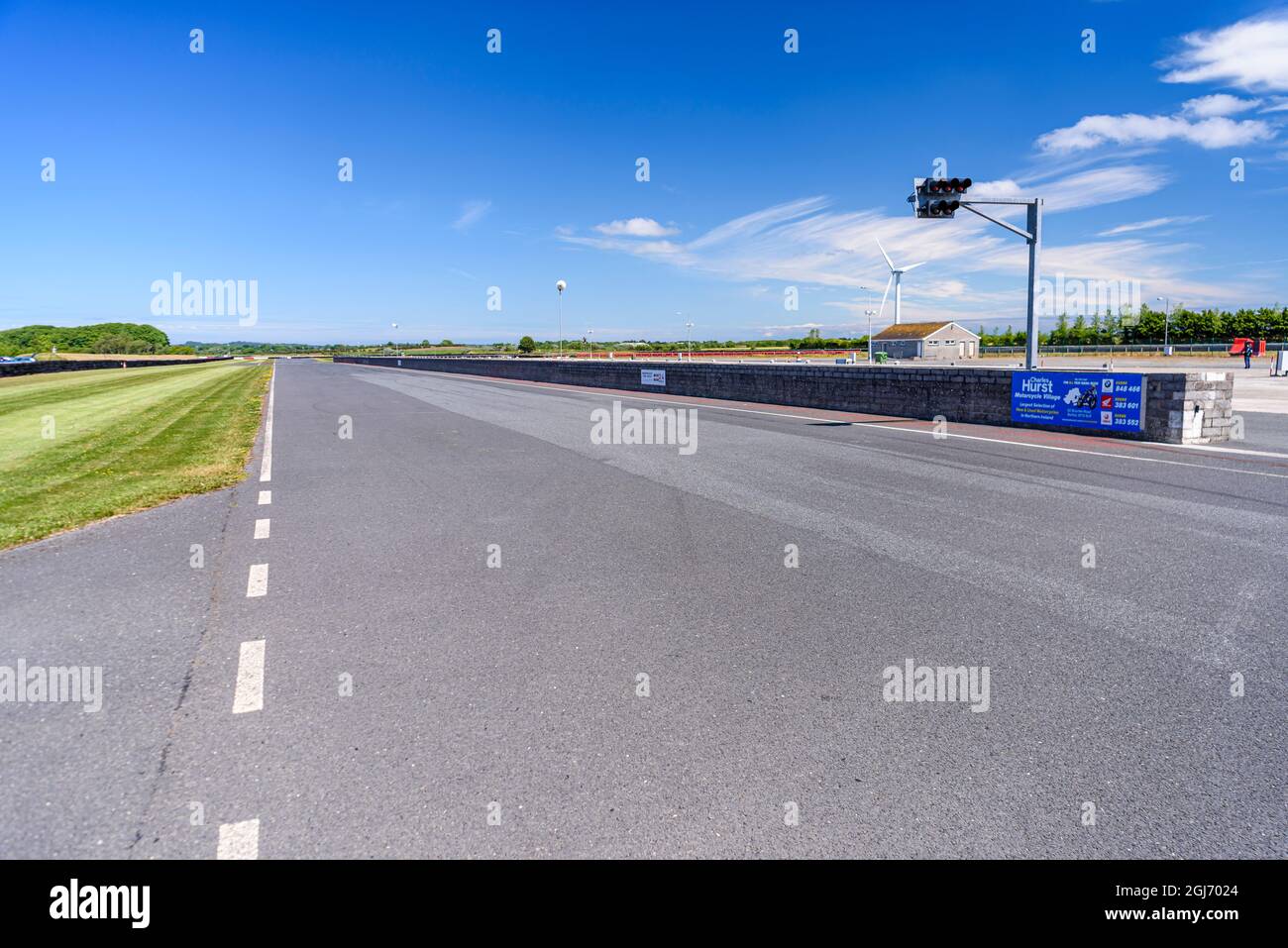 Piste de course de Bishopscourt, County Down, Irlande du Nord, Royaume-Uni, Royaume-Uni Banque D'Images