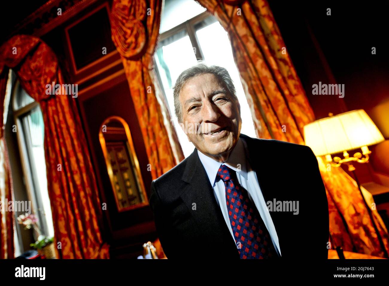 Le chanteur américain Tony Bennett est à jour avec un nouvel album et l'une des chansons qu'il a fait avec Amy Winehouse a été numéro un sur la liste des 10 premiers de Billboard en septembre. Foto: Niklas Larsson / SCANPIX / Kod 10990 Banque D'Images