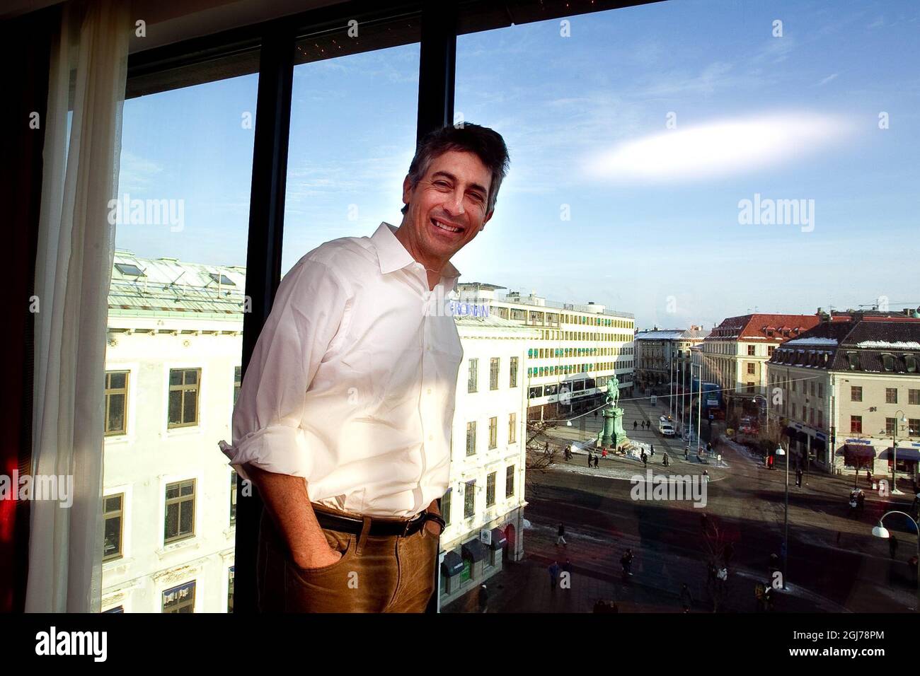 GOTHENBURG 20120126 le réalisateur américain Alexander Payne. Son nouveau film « les descendants » a remporté deux Golden Globe Awards et cinq nominations aux 84e Academy Awards, dont Best Picture et Best Director. Foto: Lennart Rehnman / GT / SCANPIX / Kod: 8506 Banque D'Images