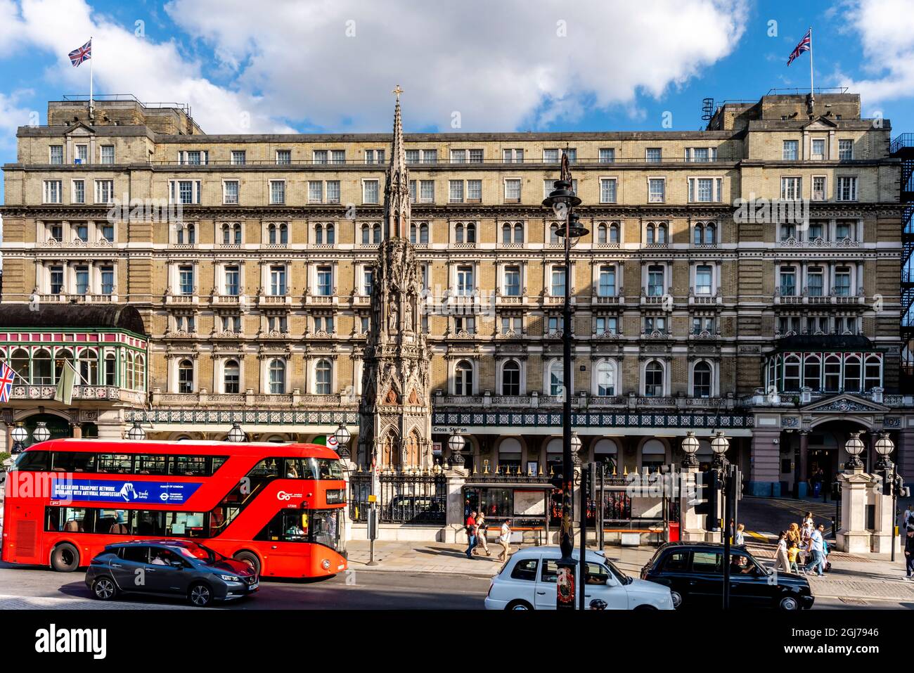 Gare de Charing Cross, Londres, Royaume-Uni. Banque D'Images