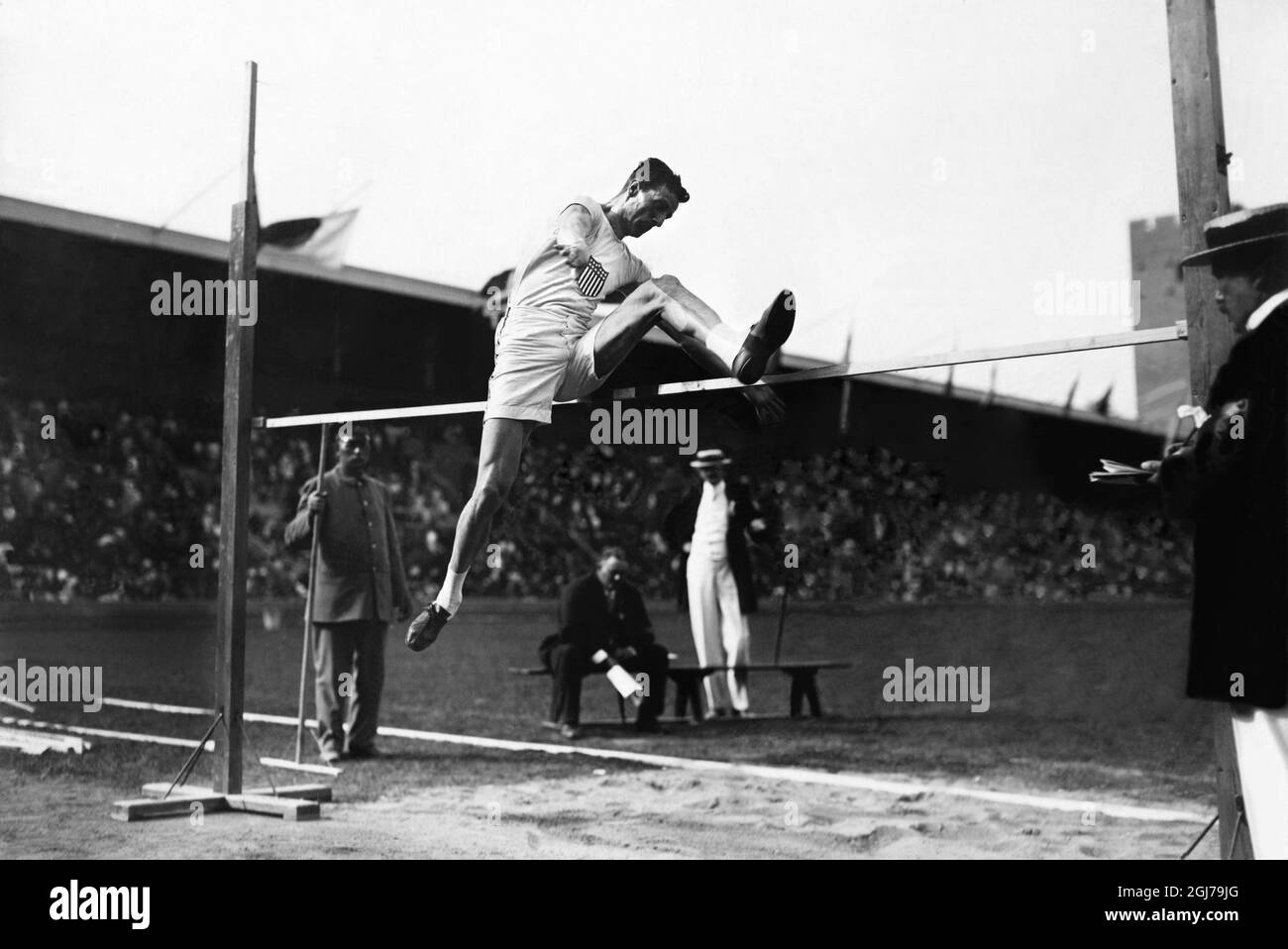 DOSSIER 1912 saut en hauteur sans courir, saut en hauteur debout, aux