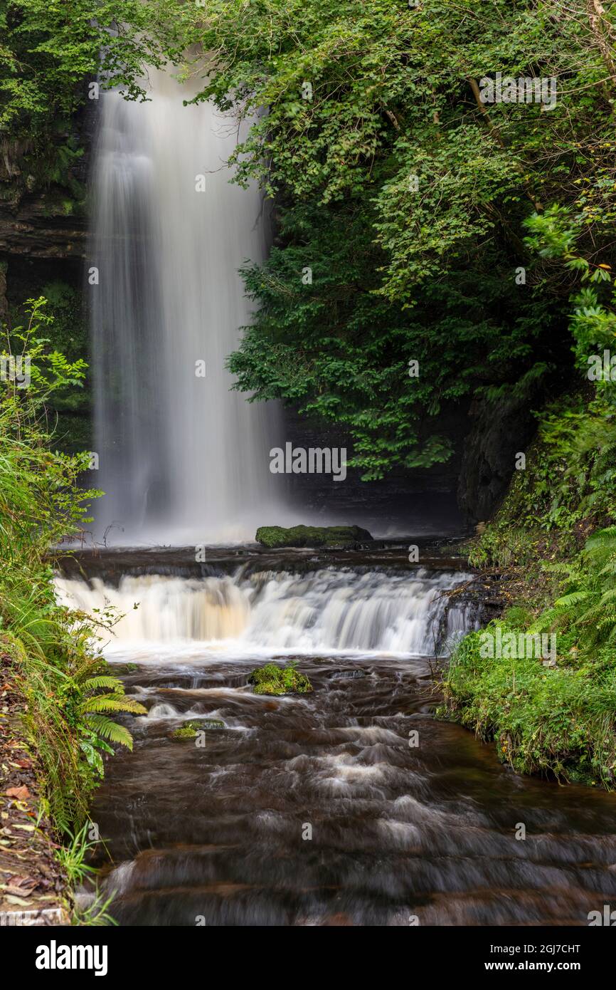 Cascade de Glencar dans le comté de Leitrim, en Irlande Banque D'Images