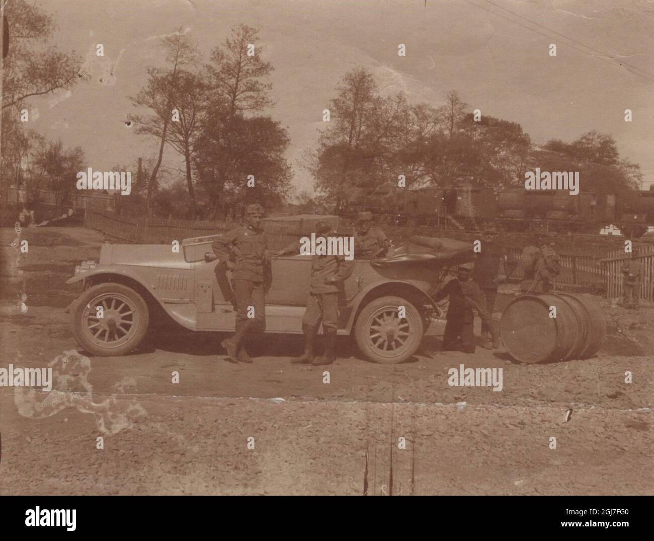 Une photographie ancienne rarement vue sur les solders hongrois (empire