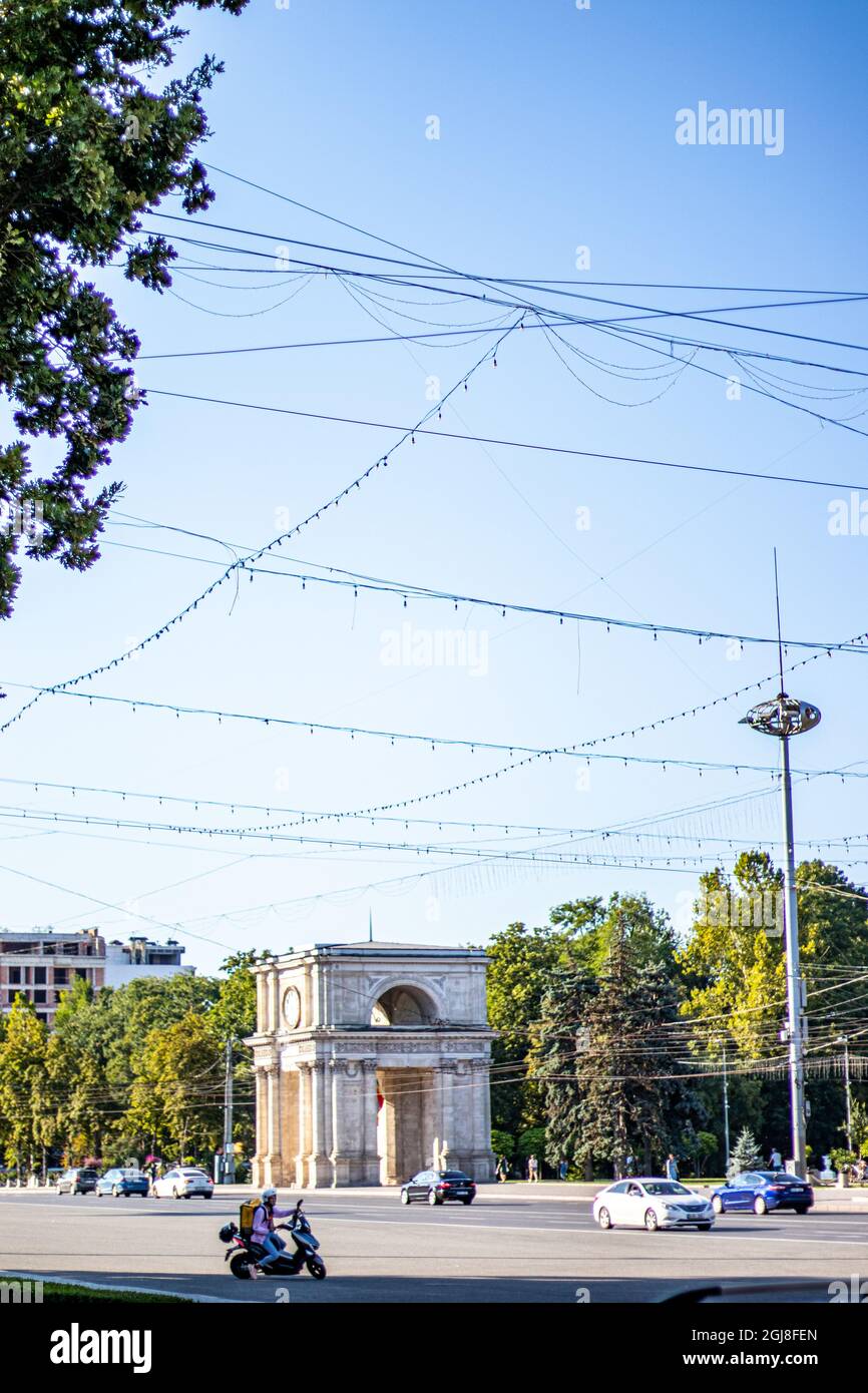 Images de vue incroyable prises lors de mon voyage en Moldavie Banque D'Images